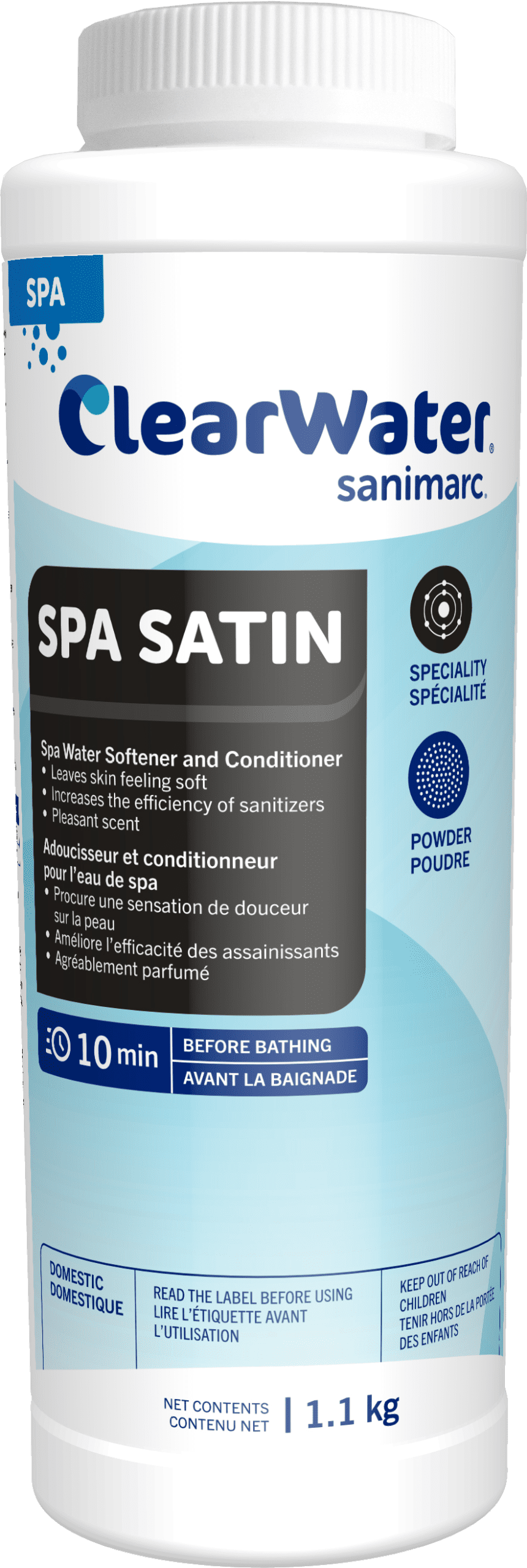 Produits de correction et équilibre de l’eau - SPA Satin - CLEARWATER