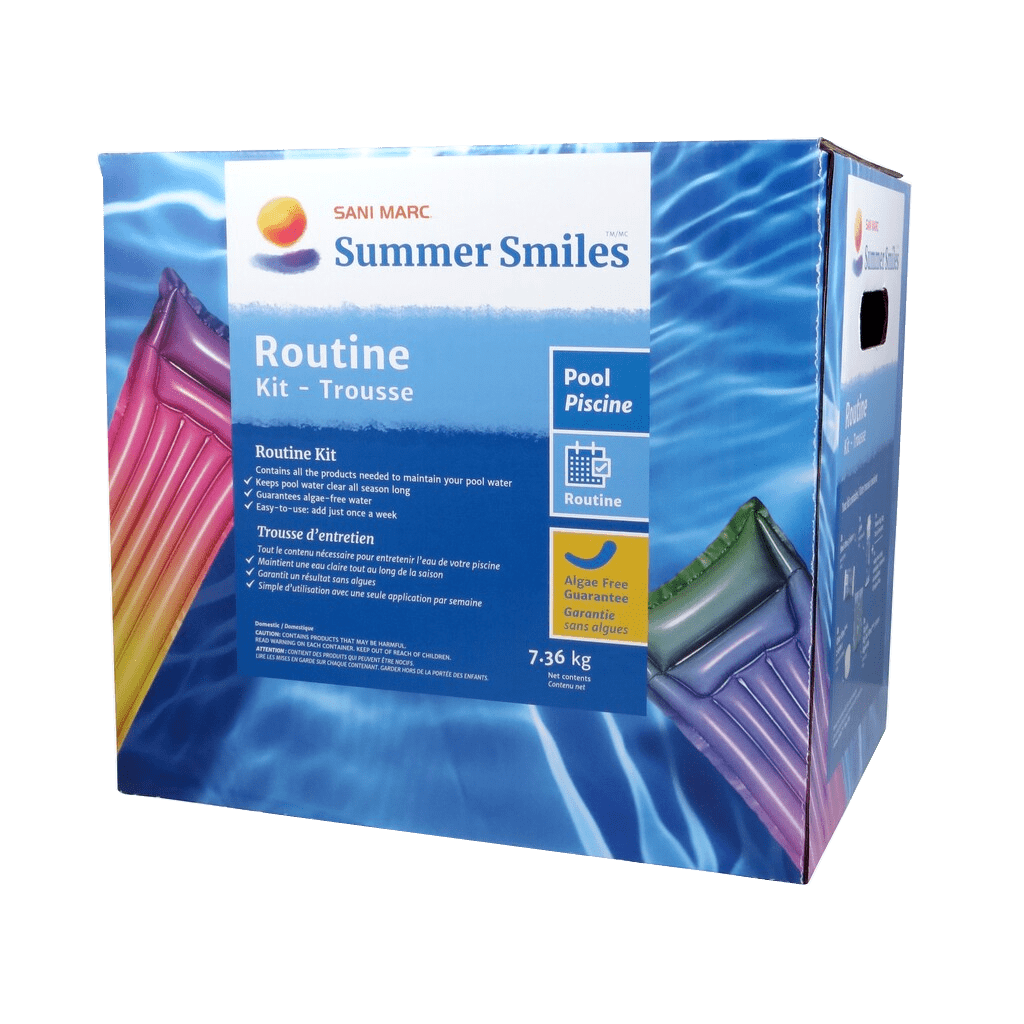 Trousses d’entretien saisonnières pour piscines et spas - TROUSSE ROUTINE - Summer Smiles